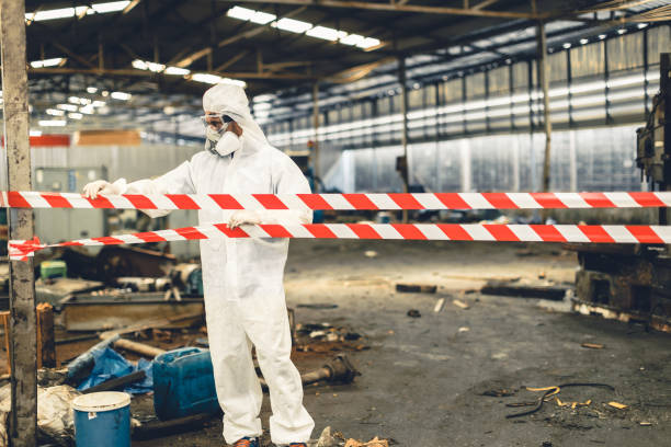 Professional Drug Lab Cleanup technician working in Santa Monica, CA